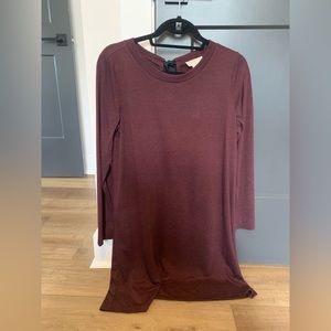 Loft Dress - purple long sleeve